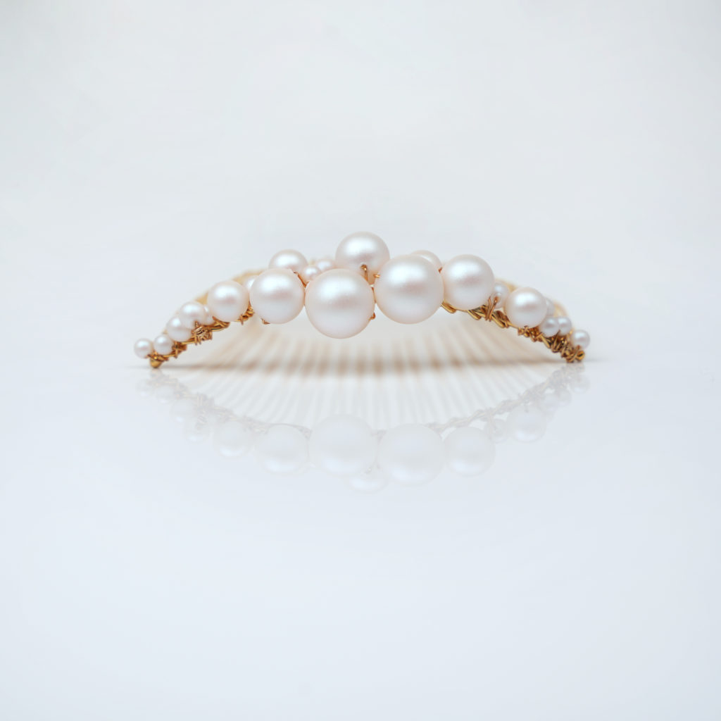 freshwater pearl bridal hair accessories sarasota