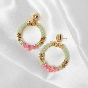 Luminous Aura Loop Earrings