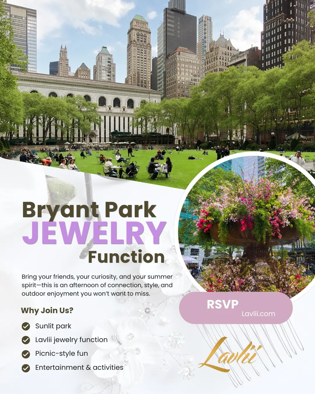 Sparkling Summer Function at Bryant Park